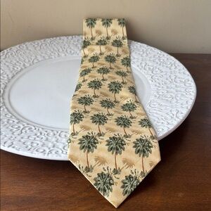 Tommy Bahama Palm Tree Patterned Tie
